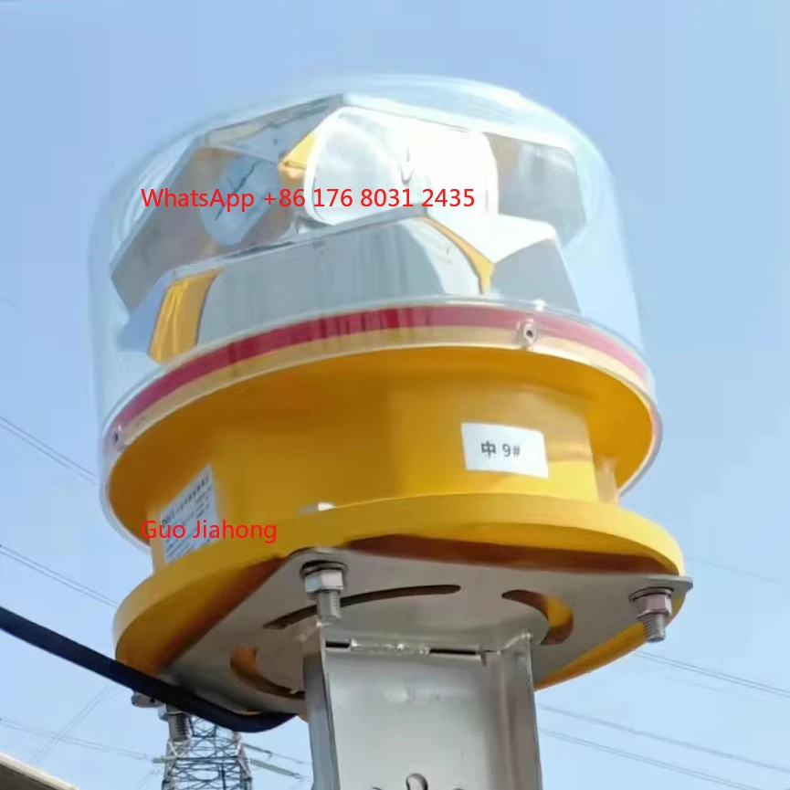 

ICAO and FAA Medium Intensity Type a White Flashing Solar Synchronous Obstruction Light for Off-grid or Limited-access Locations