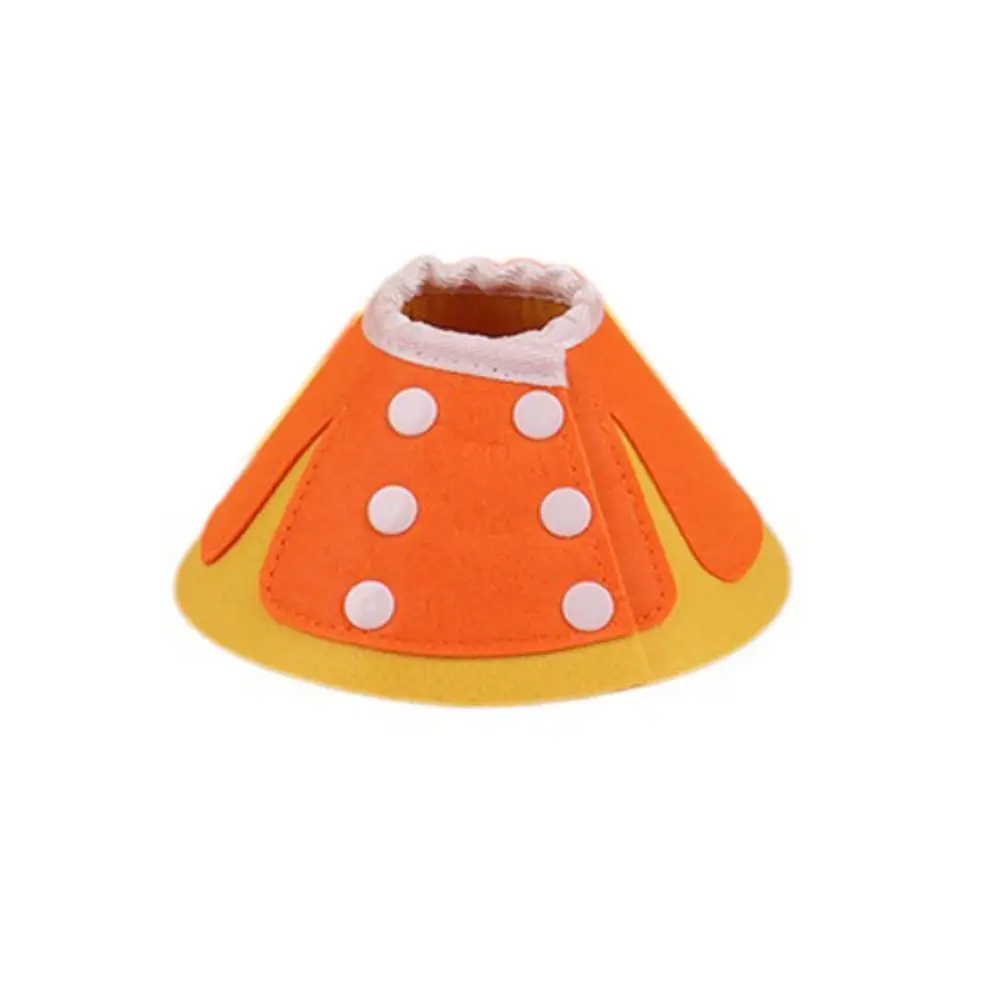 

Cute Soft Elizabethan Collars Anti-bite Anti-lick Elizabethan Ring Adjustable Felt Cat Recovery Collar For Pet After Surgery