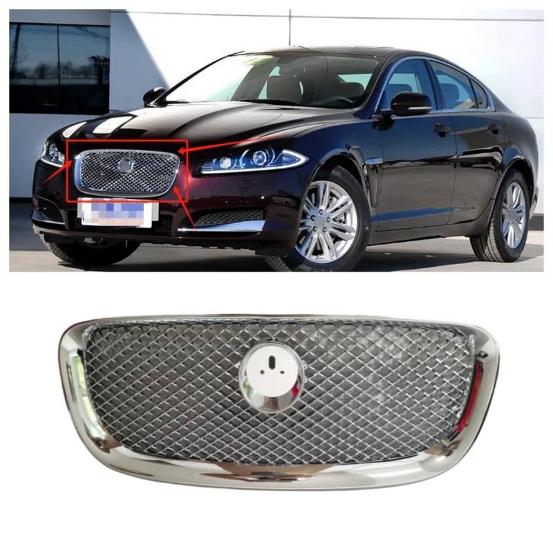 

C2Z13199 Передняя решетка, сетчатая накладка вентиляционного отверстия для Jaguar XF 2016-2019