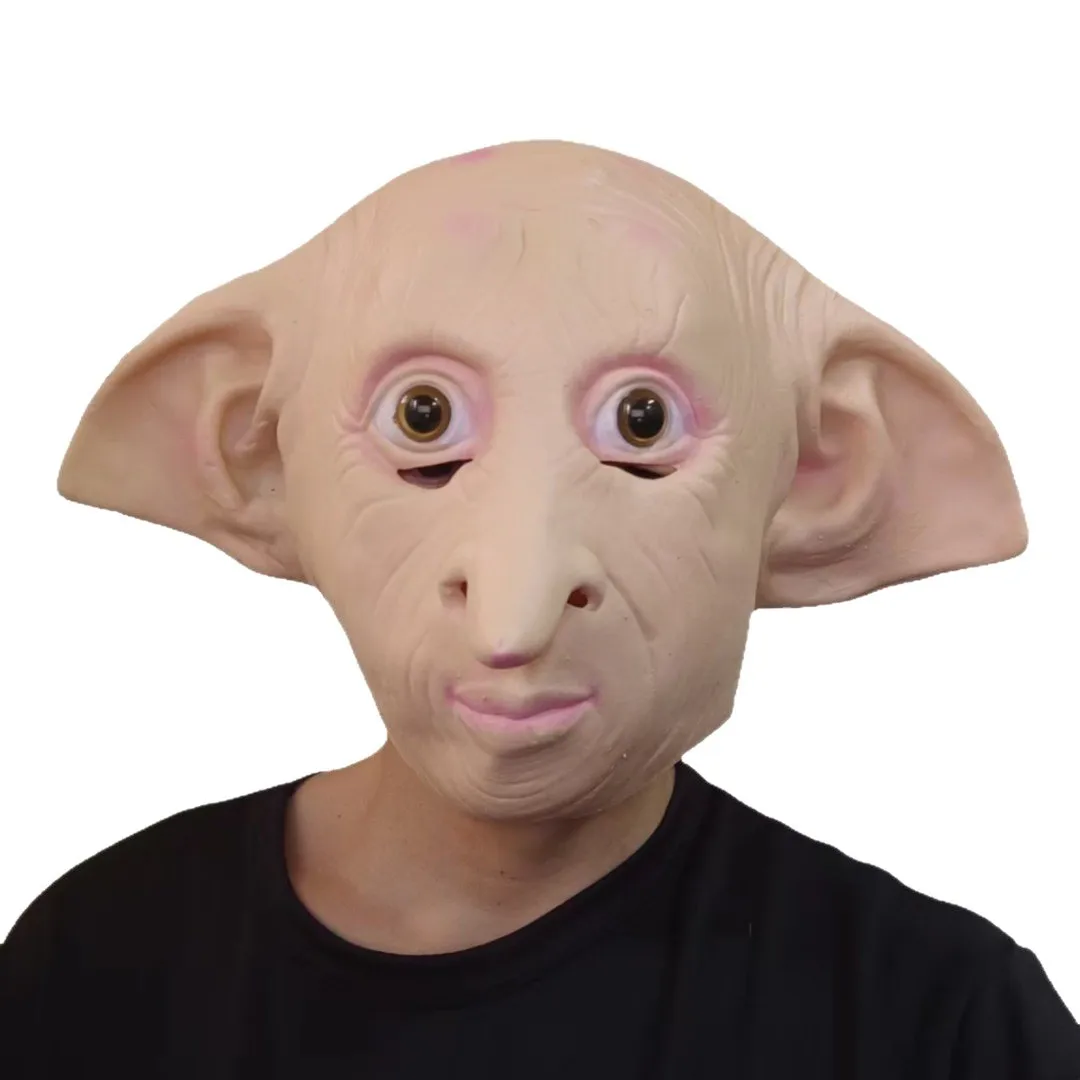 Elf Mask Full Head Hood Magic World Cosplay Headpiece Halloween Masquerade Party Costume Decoration Props - view 4