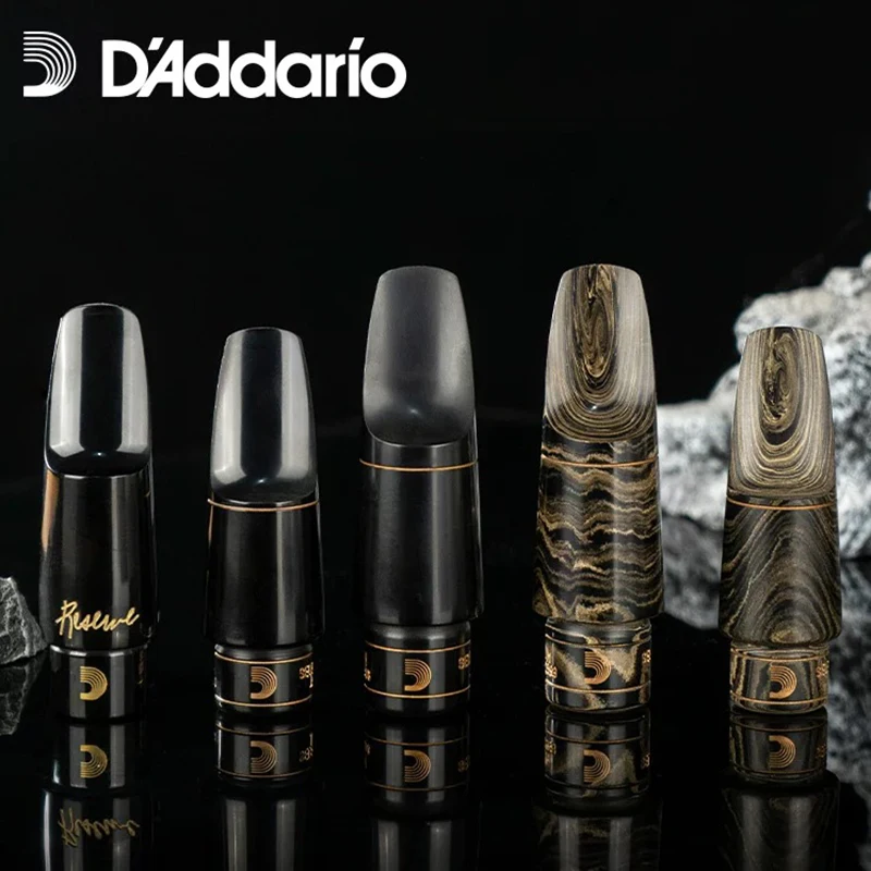 D'Addario RICO SELECT JAZZ MARBLE Eb Alto Bb Soprano Tenor SAX RESERVE Ebonite Hard Rubber Mouthpiece DAddario D5M D6M D7M D8M