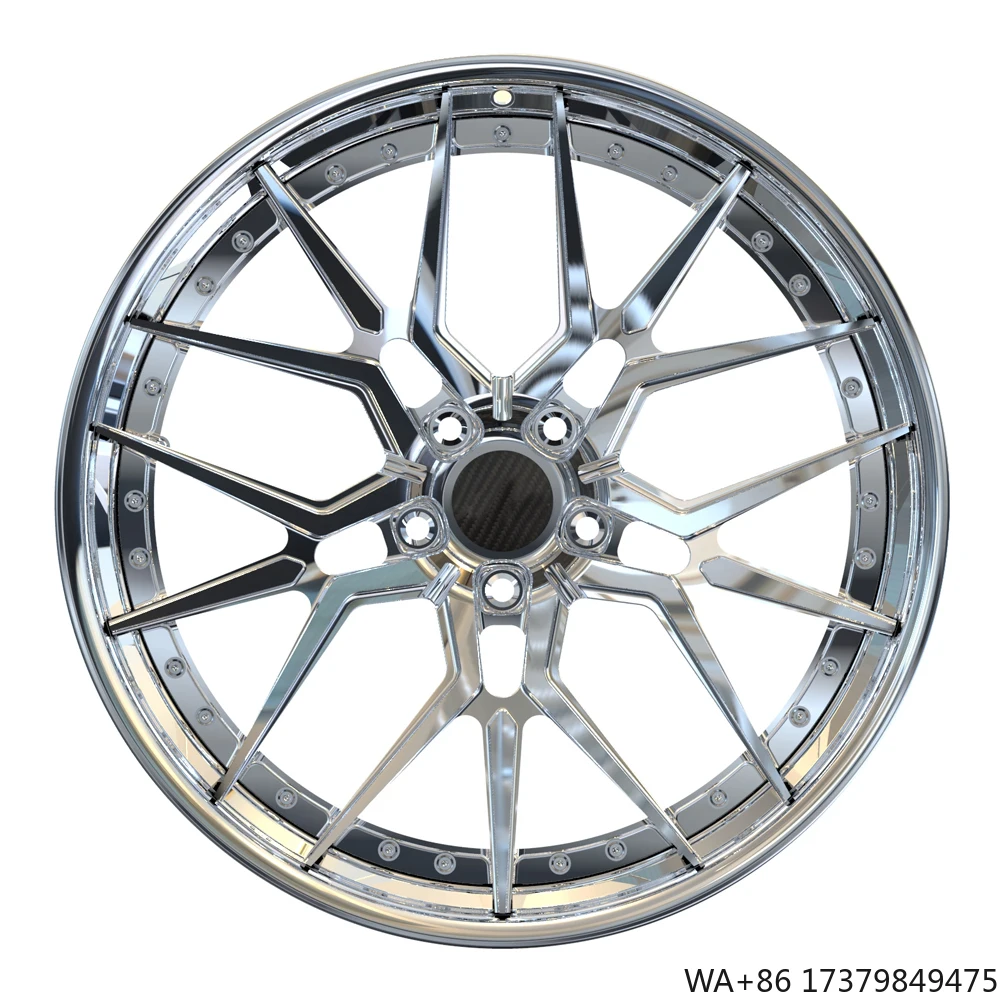 

2Pieces Forged Wheel 18 19 20 21 22 23 24 Inch Alloy Wheel Rim 5x114.3 5x130 5x120 5x112 6x139.7 for C8 C10 Luxury Wheel Cars