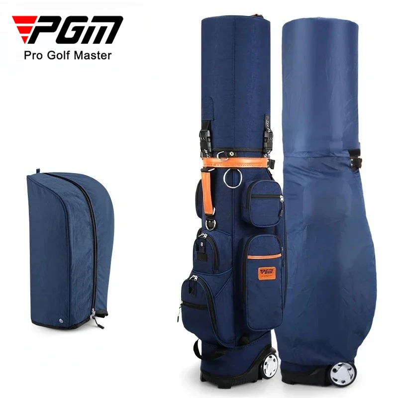 

PGM Men Women Golf Standard Bags Multi-functional Consignment Air Bag with Tug Lock Hard Shell Bag Cap Rain Cover QB038