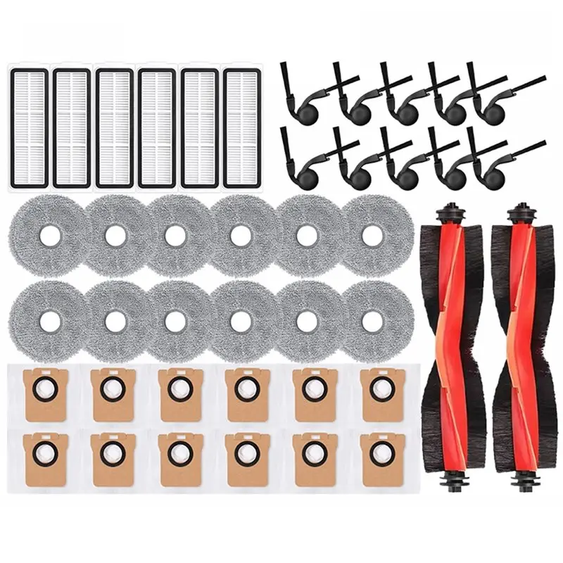 pieces-detachees-pour-robot-aspirateur-5-pro-ov21gl-brosse-laterale-principale-filtre-sac-a-poussiere