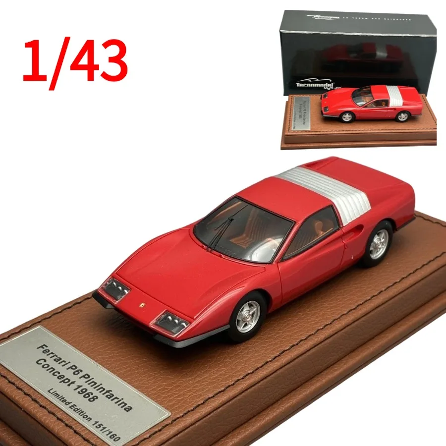tecnomodel-diecast-1-43-ferrari-p6-pininfarina-concept-1968-Edition-limitee-modele-de-voiture-statique-vehicules-de-jeu-ferrari-objets-de-collection