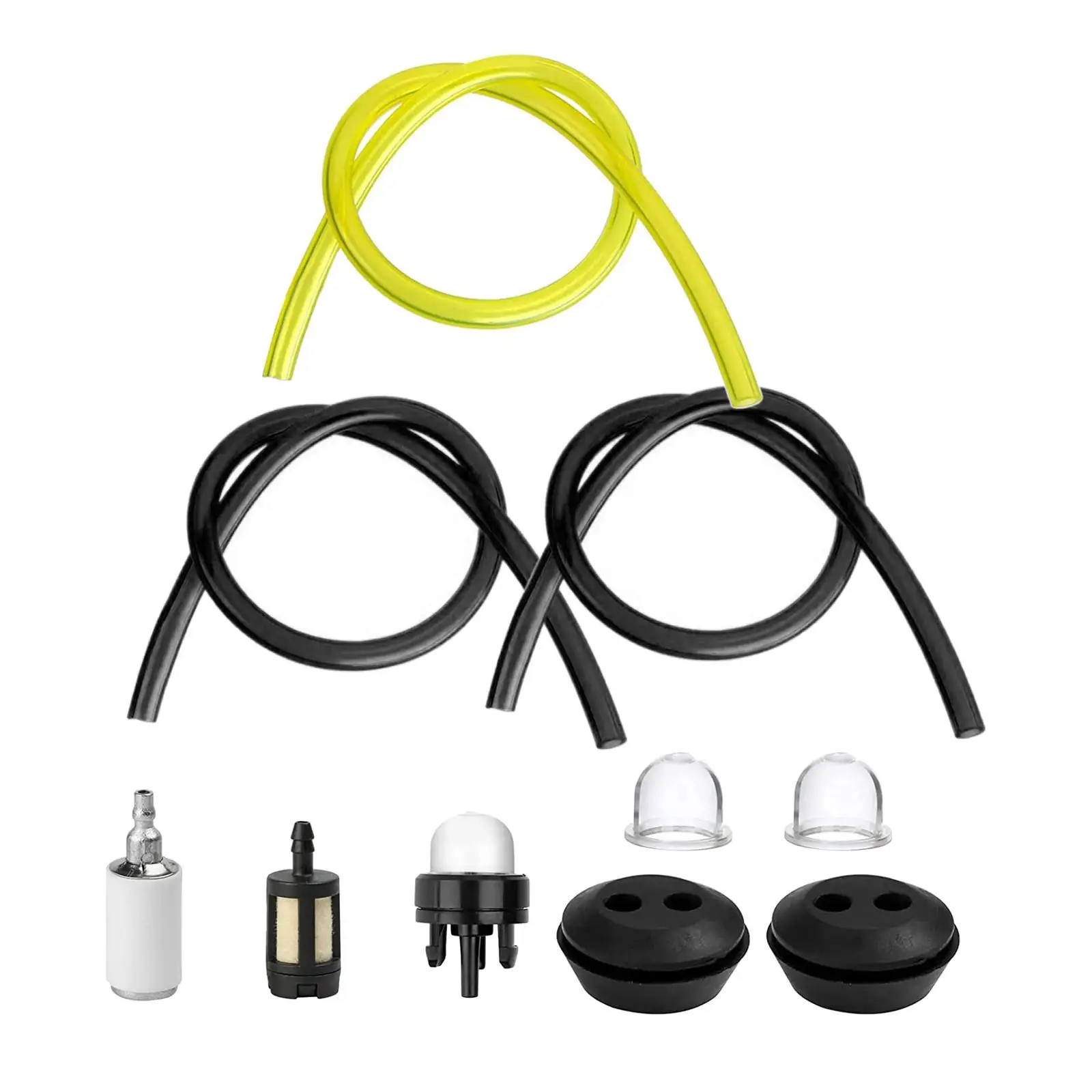

Petrol Filter Primer Bulb, Seal Grommet ,Universal Line Hose Pipe for Brush Cutter, Mower Trimmer Accessories