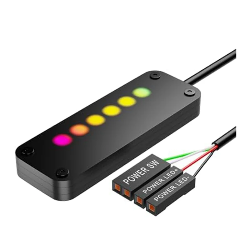 ABLL-PC Power Control Touch Sliding Control PC Power Desktop Computer Externe Power SW Power LED Aan Uit Met 2M Kabels Gemakkelijk te