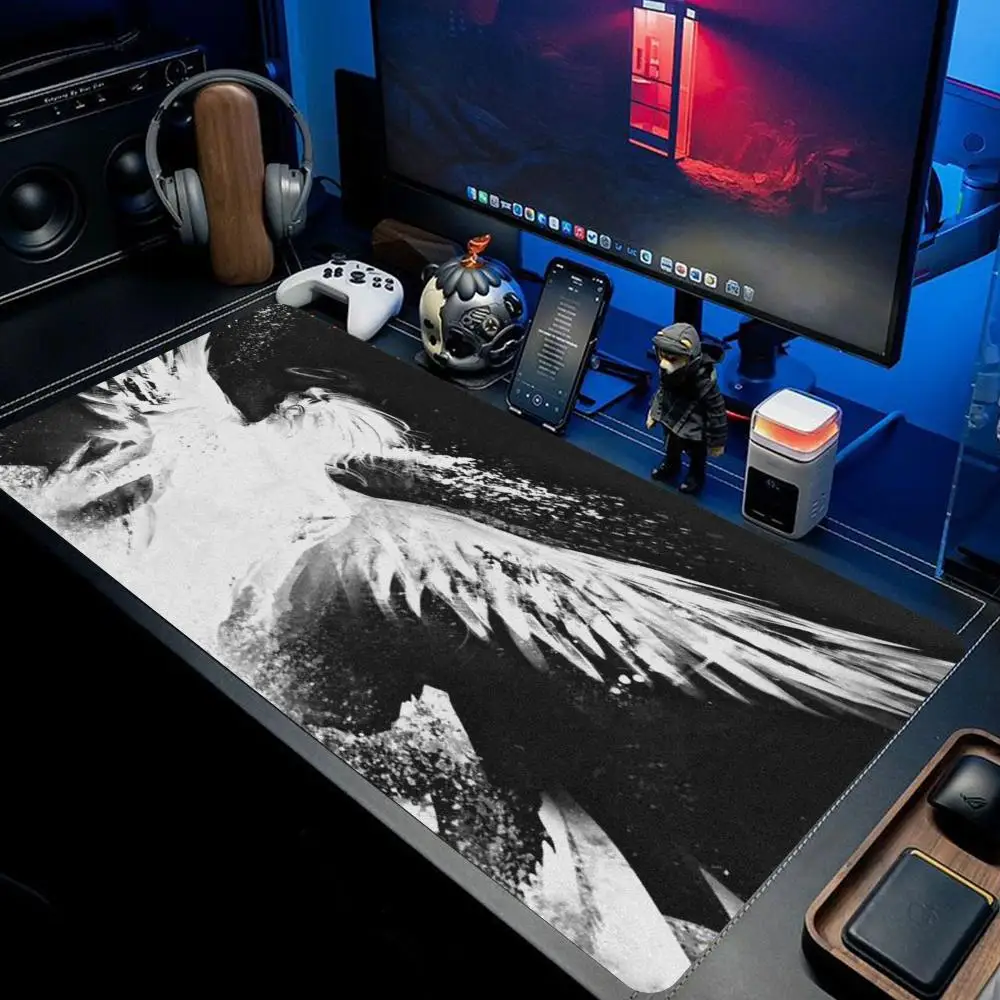 

‘HYBXXC ’Angel Wing Mouse Pad Large Keyboard Mouse Desk Pad Anti slip Rubber Gaming Mouse Pad Laptop Mouse Pad Carpet
