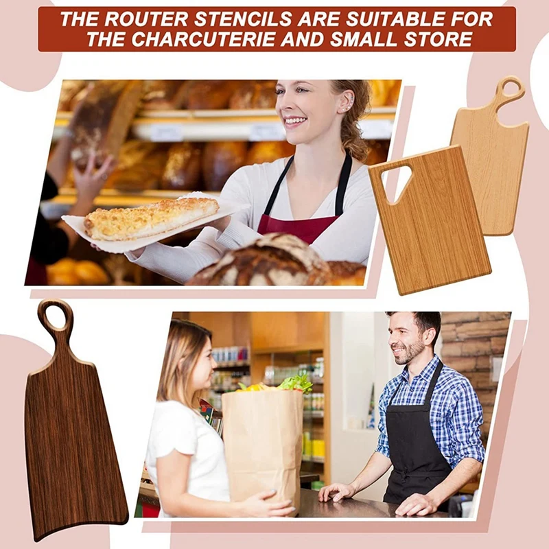 Triangle Cutting Board Charcuterie Board Handle Template Cut Acrylic Router Template Woodworking Router Template