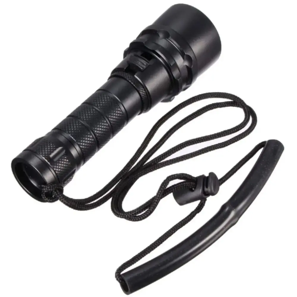 High Power Diving Flashlight IP68 Waterproof Hand Rope Professional Diving Light LED Light Deep Sea LED Diving Flashlight
