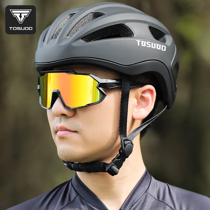 

TOSUOD Bicycle Helmet For Road Cycling Lightweight Breathable Vent Structure Impact-Resistant Shell Safe Comfortable Fit