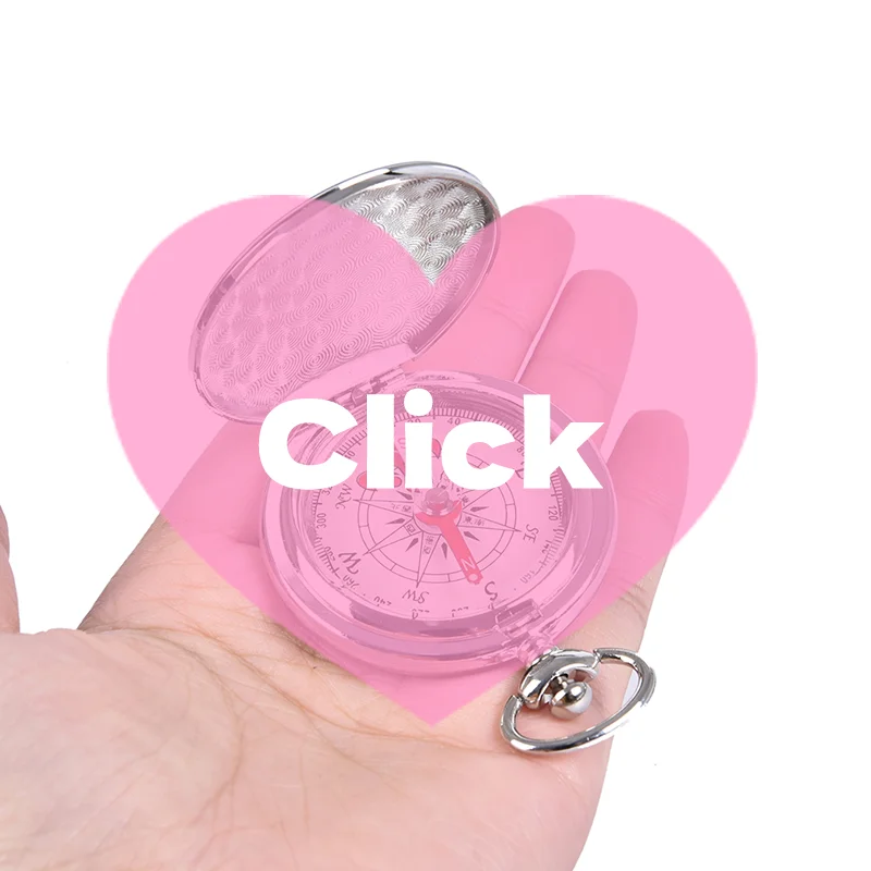Pocket Watch Flip Compass Portable Hiking Navigation Compass Compass Keychain
