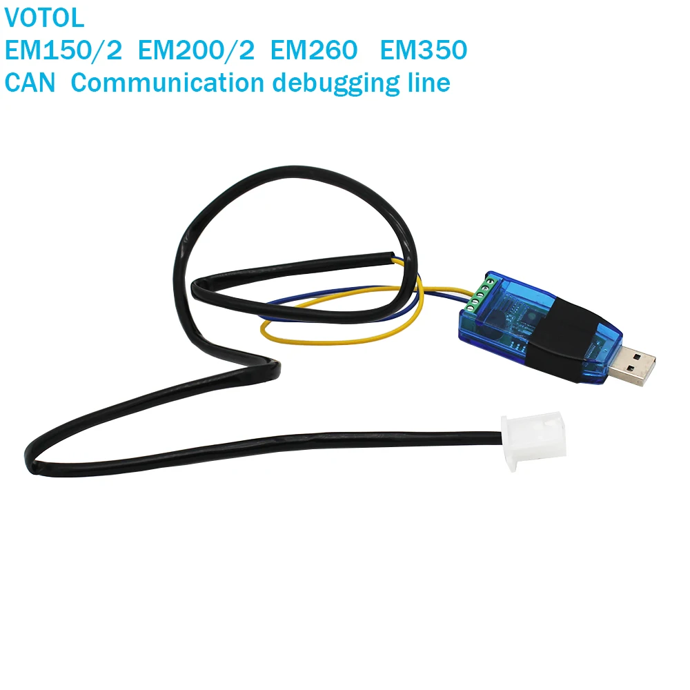 Votol USB data cable for EM150-2 EM200-2 EM260 EM350 programmable debug CAN protocol controller