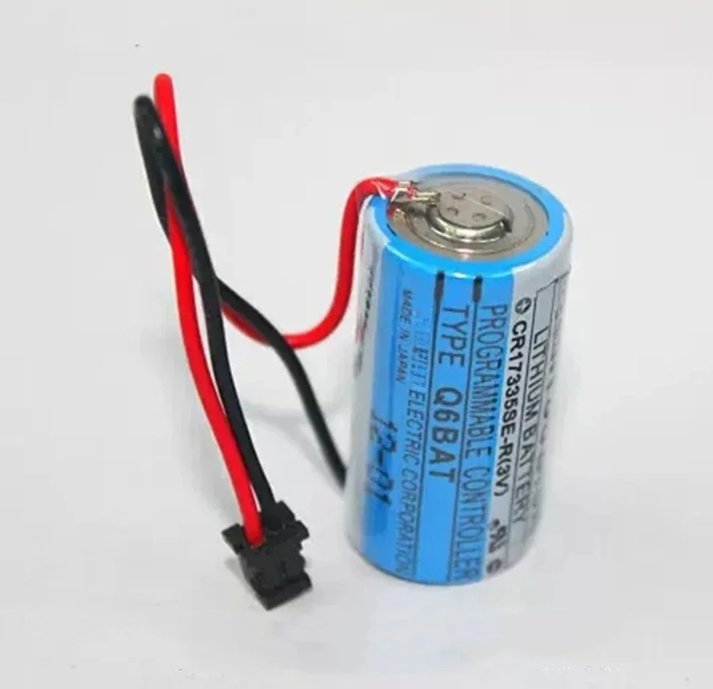 2pcs，。for Mitsubishi Q Series Q6BAT/CR17335SE-R 3V PLC lithium battery brand new original，。