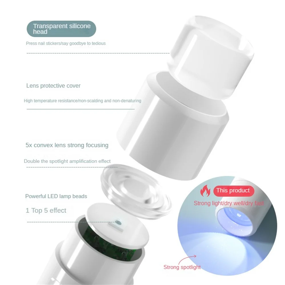 젤 네일 손쉬운 사용, 간단한 조작, 혁신적인 로스트 램프, 매니큐어, 휴대용 네일 램프, 자외선 램프, LED 디스플레이, 내구성