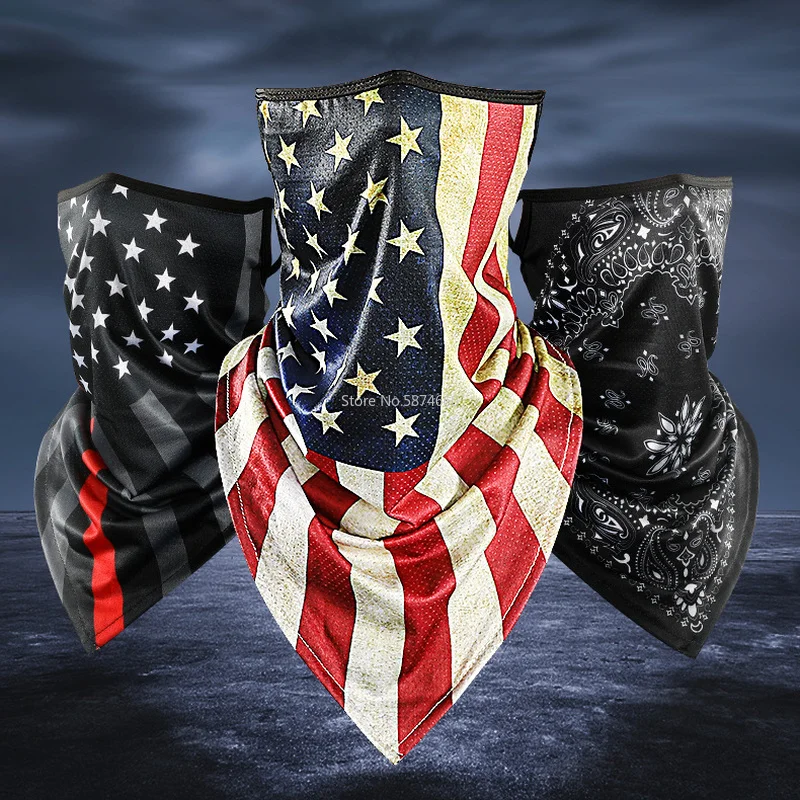 

Летняя маска-балаклава для мотоциклистов, мужская, с защитой от холода, головной убор, бандана, защита для лица, повязка на голову, для бега и велоспорта