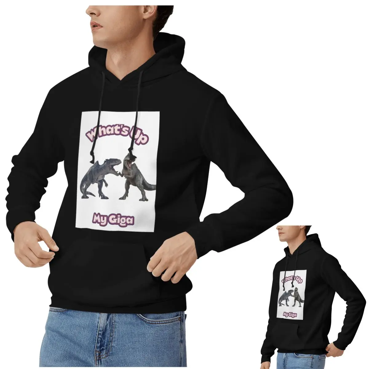 Game Ark Survival Evolved What's Up My Giga Hoodies Men Women Casual Pullover Sweatshirts  Long Sleeve Streetwear Autumn Winter