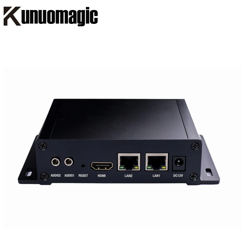 H.265 H.264 9in1 IPTV Transcoder IP إلى IP Transcoder مع SRT HLS RTMP RTSP HTTP UDP Unicast/Multicast