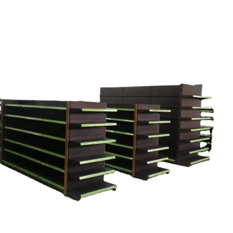 (customized)Factory Directly Middle Back Shelf Double Sided Shelf Supermarket Shelf