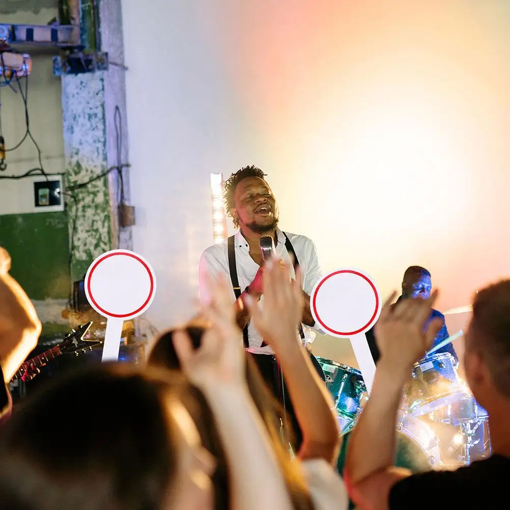 DryEraseWhiteboard1PcScoreboardVotationPaddleMultipurposeReutilizávelBlankBoardforGamesAuçõesJudgesArtigianatoDurableSafe