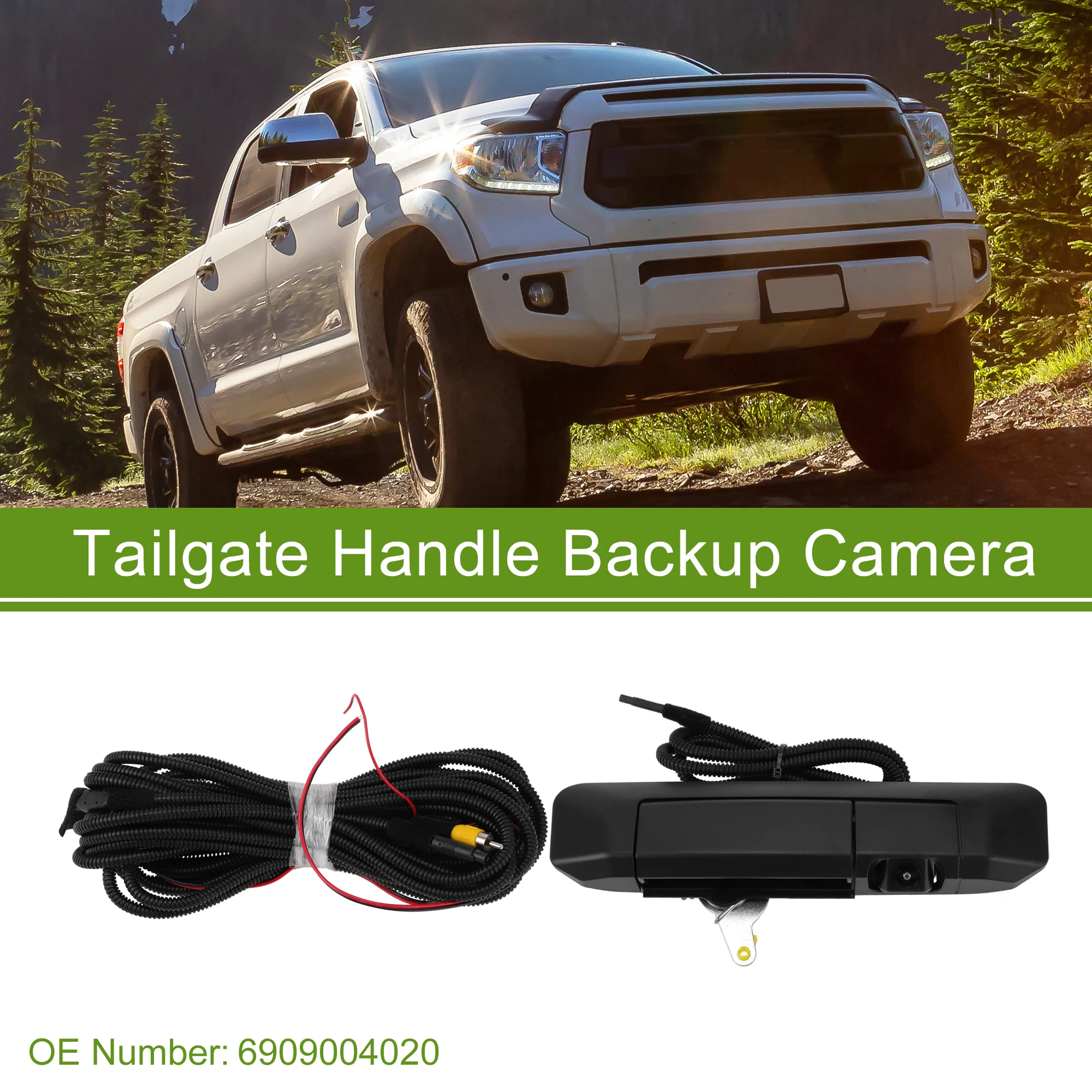 

UXCELL No.6909004020 Tailgate Handle Backup Camera for Toyota Tacoma 2005-2015 Rear View Reversing Park Assist Camera 1 Set