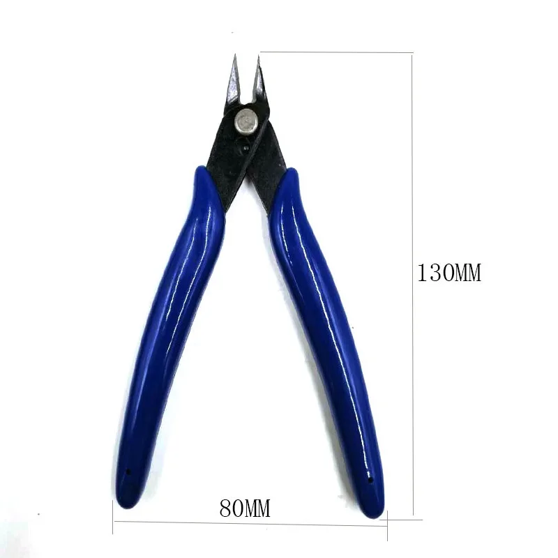 1/5/10Pcs Electrical Wire Cable Cutters Cutting Side Snips Flush Pliers Nipper Anti-slip Rubber Mini Diagonal Pliers Hand Tools