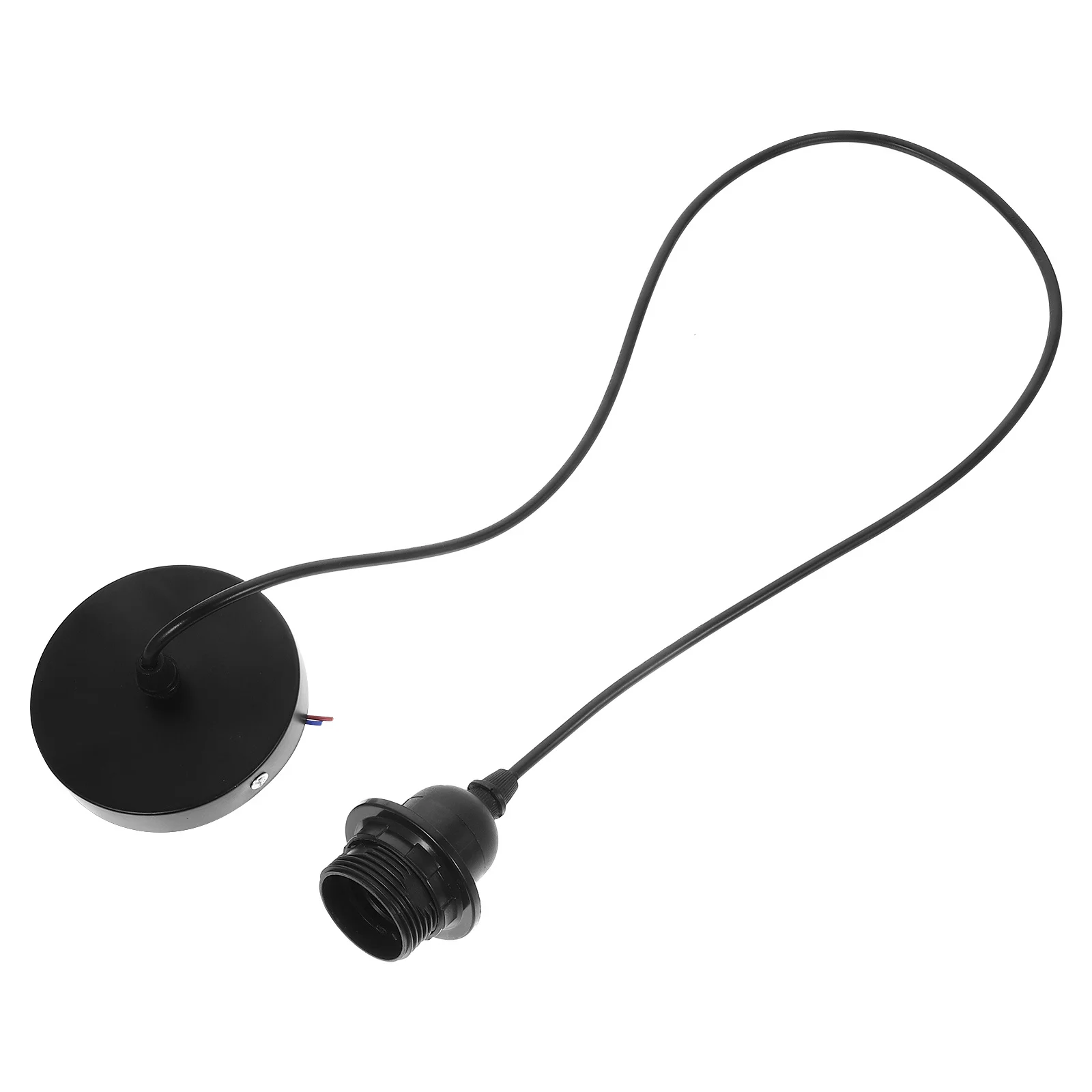 

1Set Ceiling Lamp Socket Screw Base Light Bulb Holder High Temperature Resistant Lamp Holder Outdoor Indoor Use Compatible E27