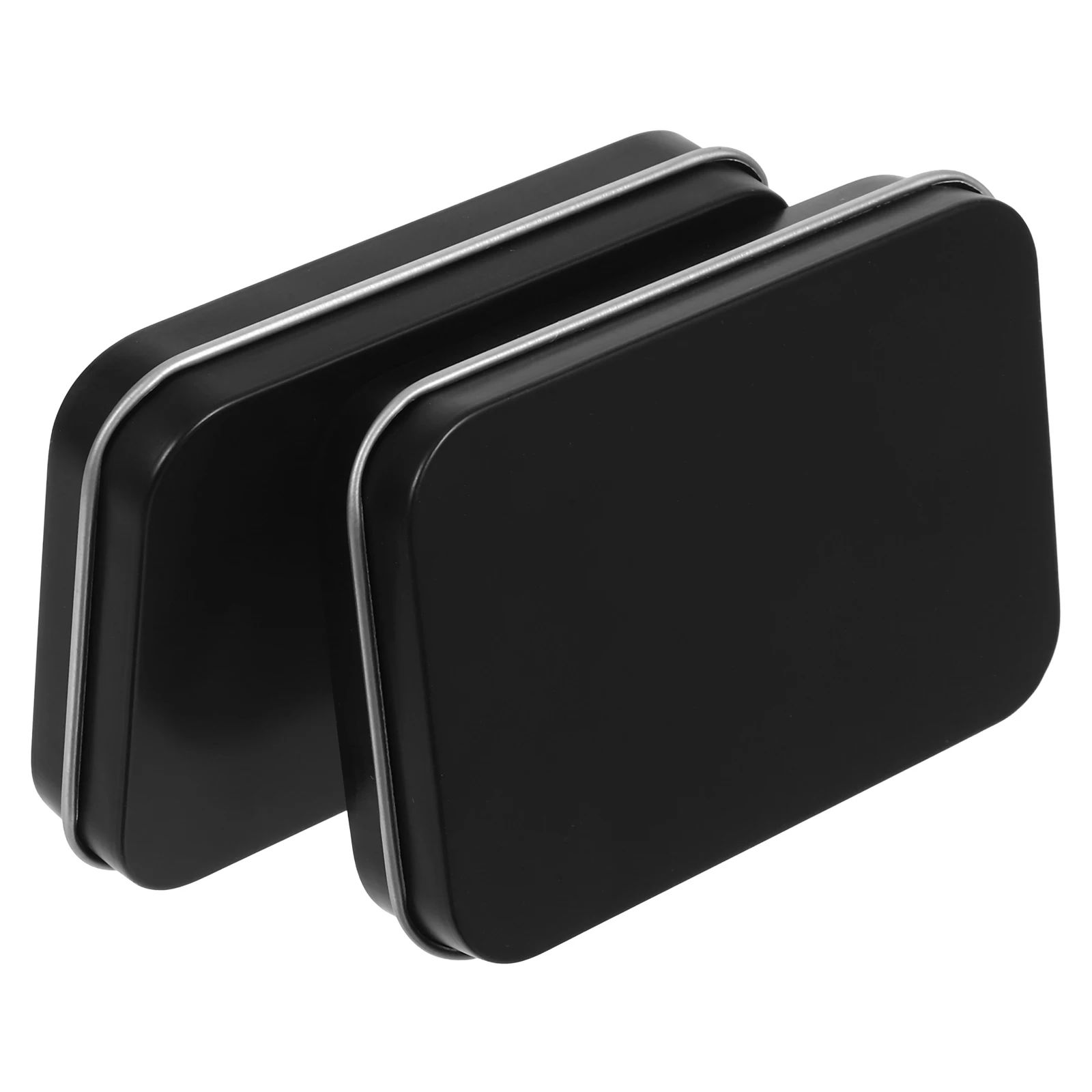 

2 Pcs Portable Floss Box Candy Tins Empty Filling Jewelry Crafts with Lids Travel