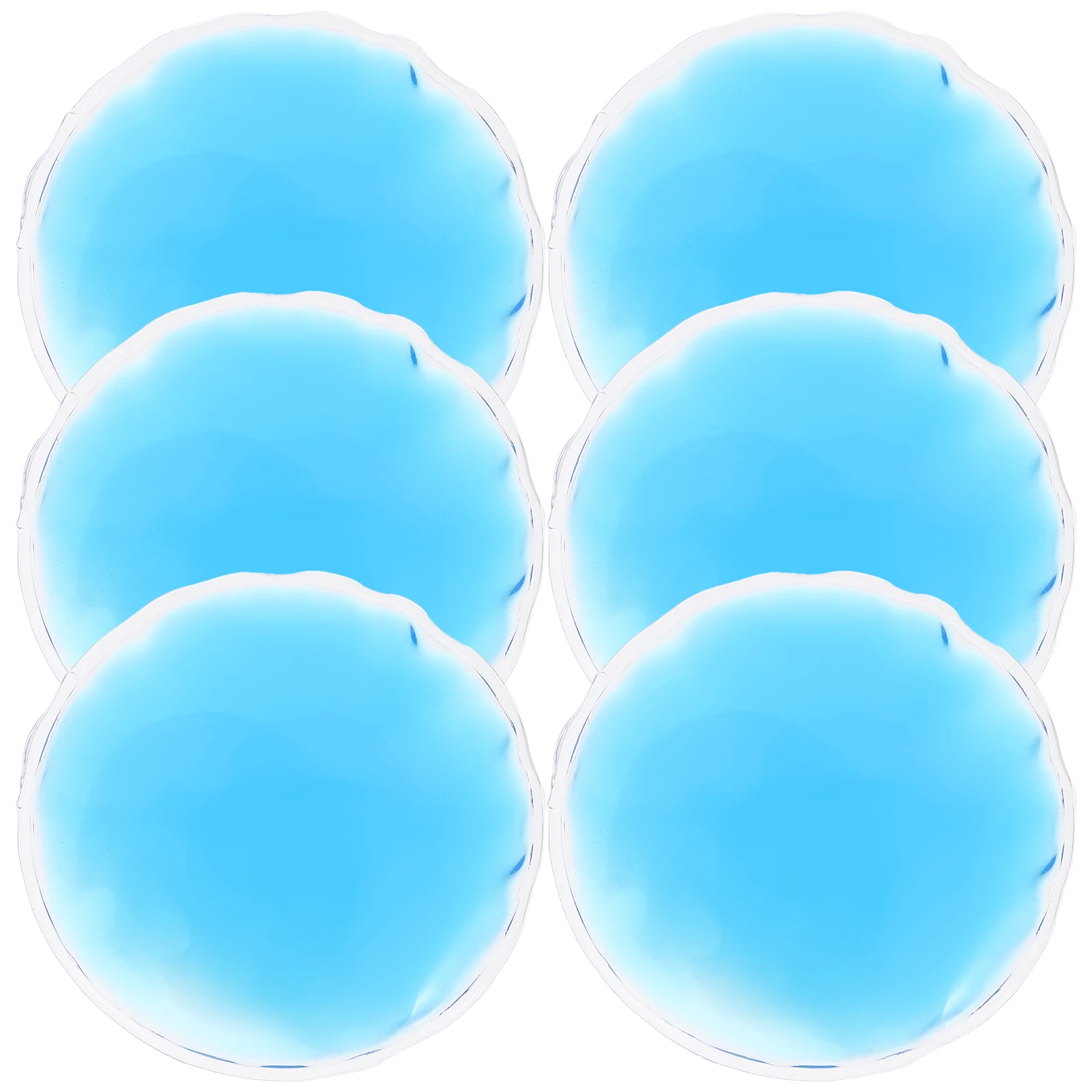 

6-шт Гелевые охлаждающие пластыри Пакеты холодного льда Прочные средства по уходу за глазами Безопасный корпус из ПВХ без BPA Гель без вреда Стойкий холодный