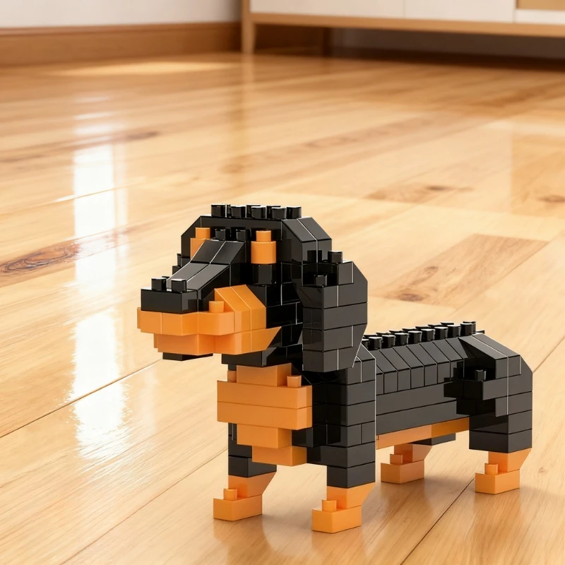 

Лидер продаж, мини-искашка-собака, строительные блоки, игрушка для детального и реалистичного дизайна, веселый и образовательный конструктор