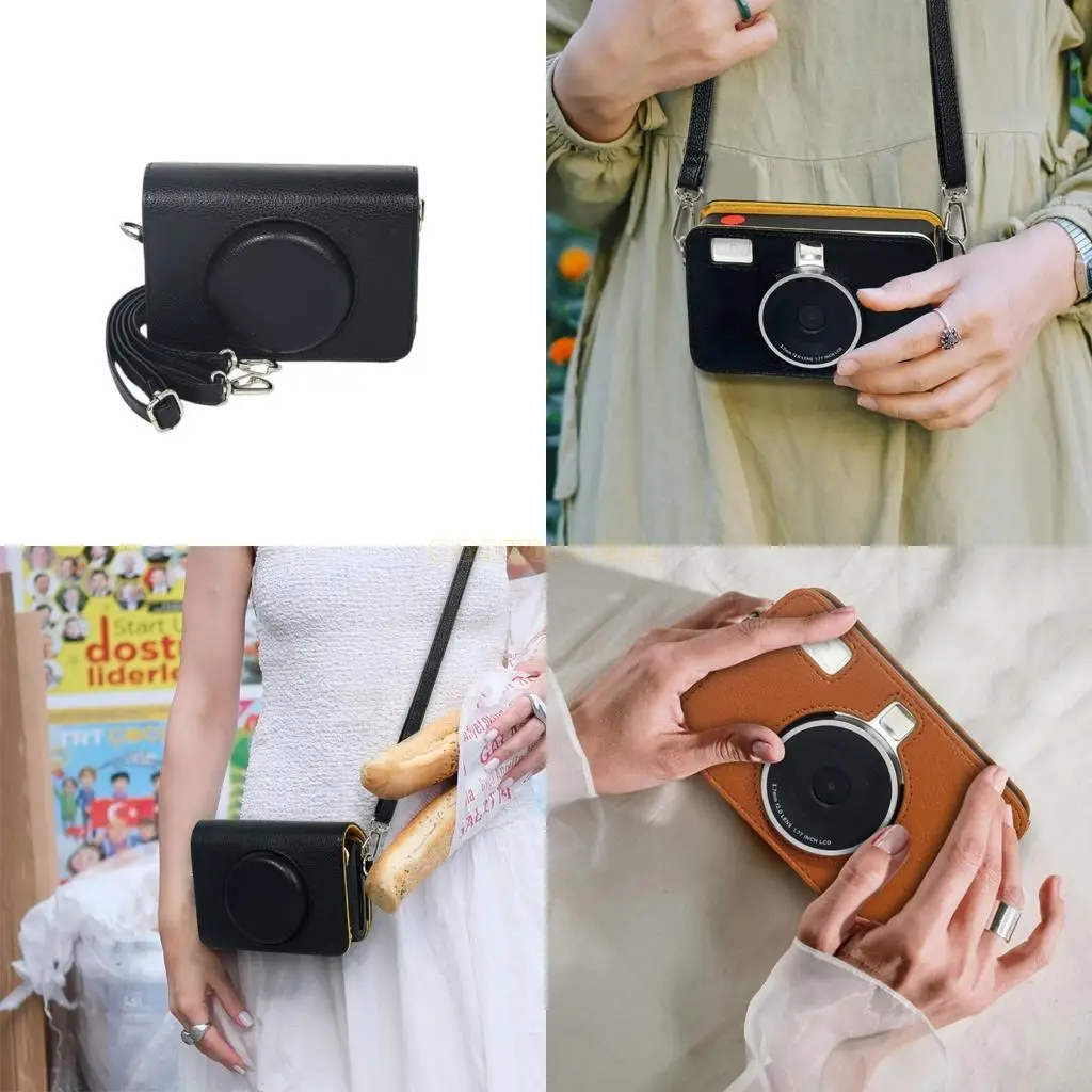 F62C حافظة كاميرا PU مقاومة للصدمات، واقي كاميرا محمول مثالي للكاميرا #1