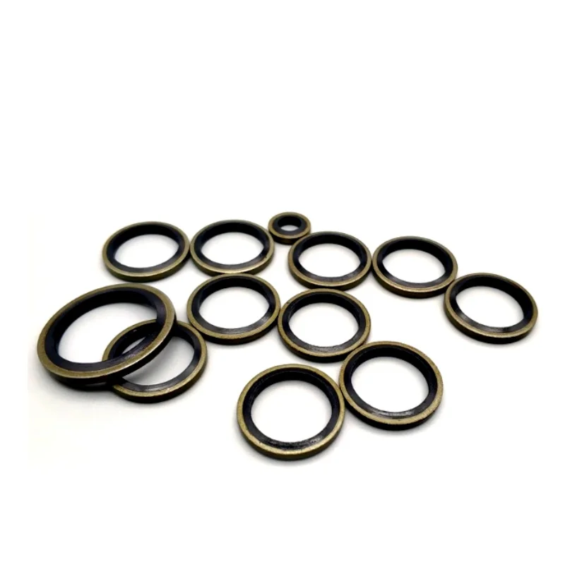 6/8/10/12/14 ~ 60 مللي متر المستعبدين غسالة معدنية المطاط النفط قابس التصريف طوقا ختم يا حلقة استبدال جوانات لملحقات الآلات #3