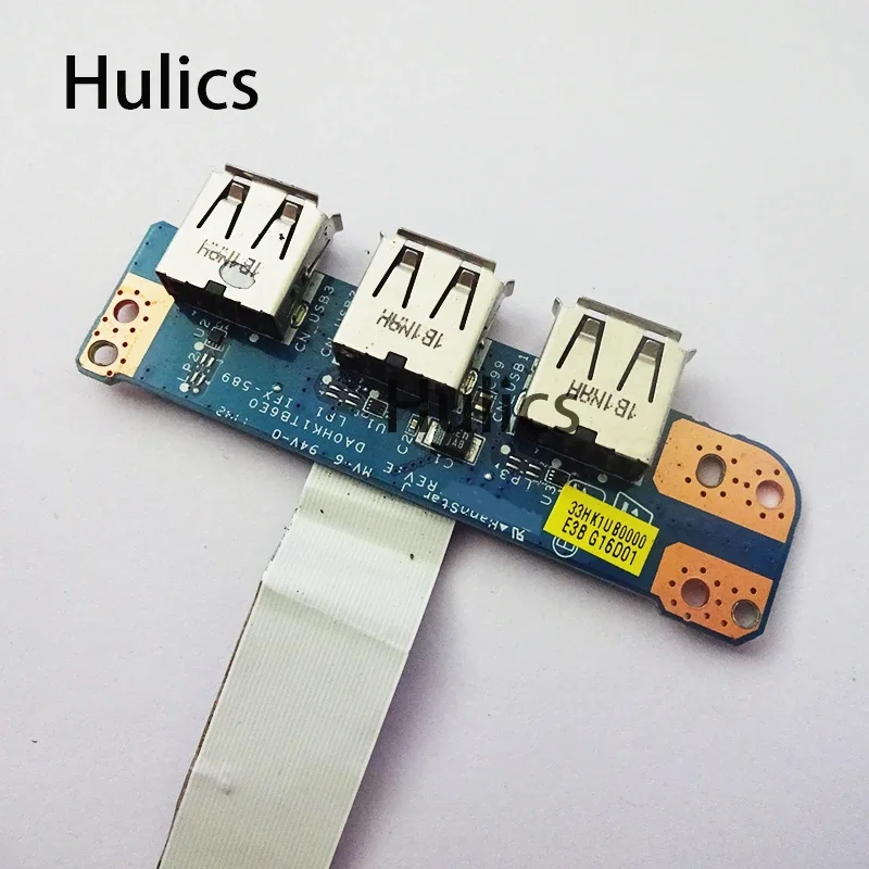 Hulics Used FOR Sony Vaio VPCEH MBX-247 IFX-589 DA0HK1TB6E0 Laptop USB Board Cable