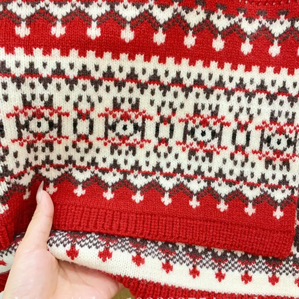 

Пуловер в стиле ретро, вязаная шаль в стиле Fair Isle, теплый жаккардовый шарф нестандартной формы, плащ с разрезом, женские накидки на шею