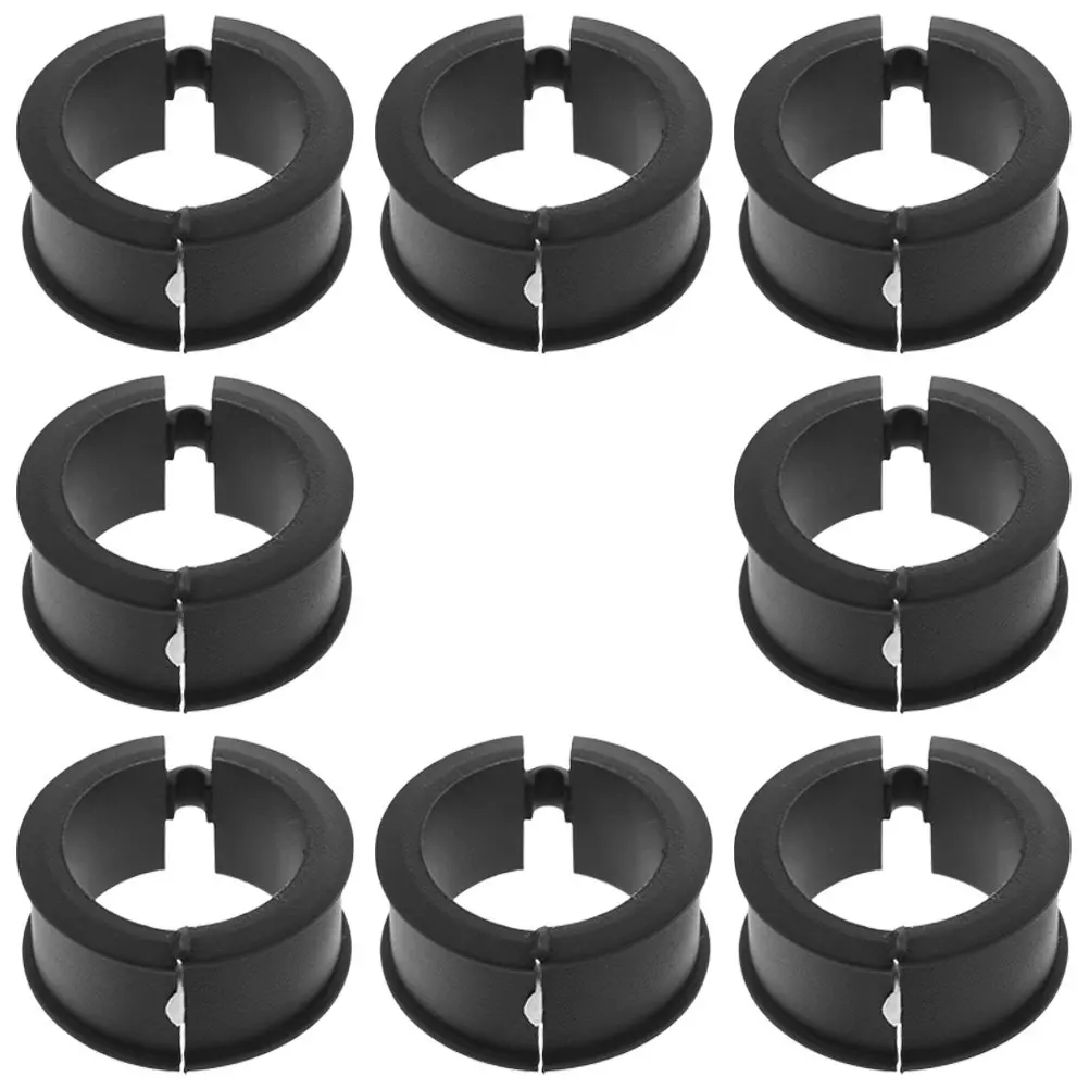 8Pcs Bike Handlebar Gasket Silicone Wear Resistant Flexible Small Nonskid Washer for Handlebar Bracket Replacement