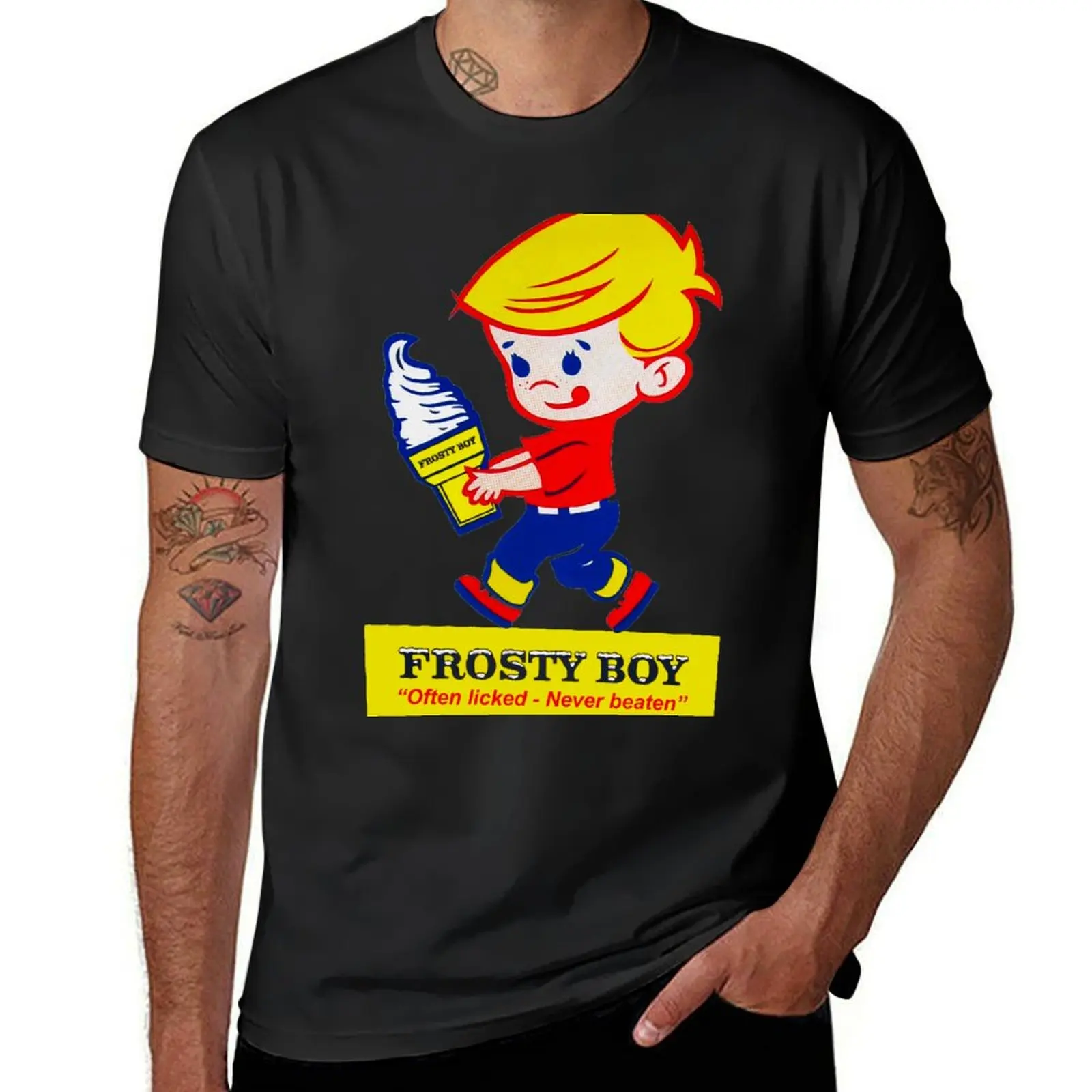 

Frosty Boy Ice Cream T-Shirt boys whites sweat heavyweights Men's t-shirt