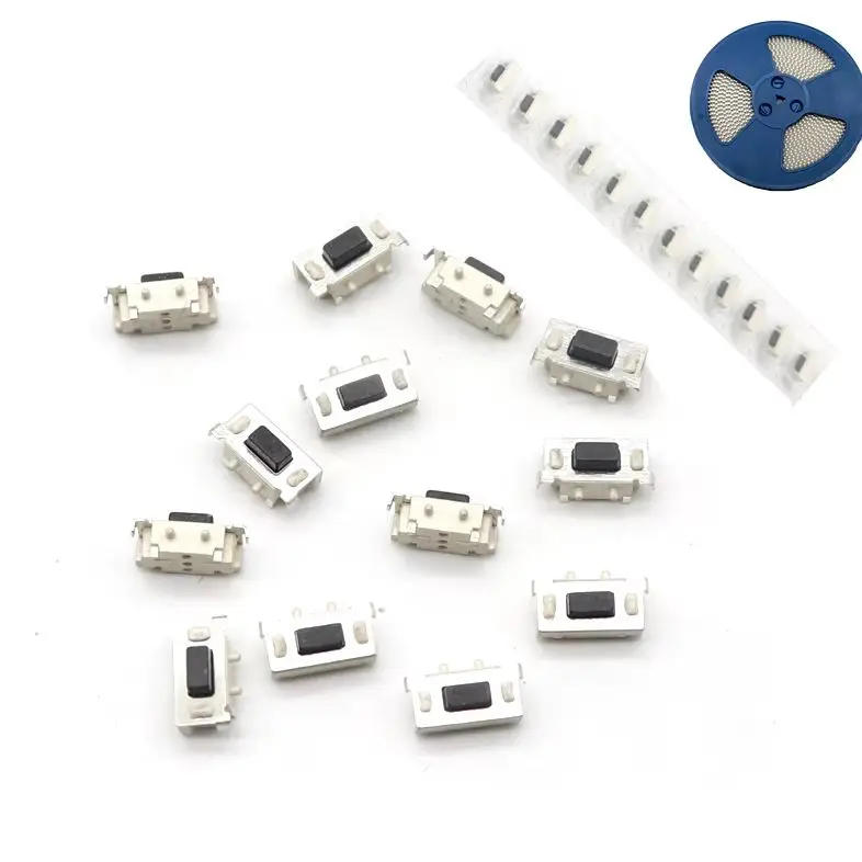 【200-50PCS】3x6x3.5mm Micro Tactile Tact Keys Buttons SMD Push Side Button Switches