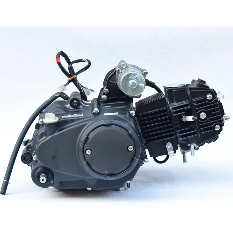 Horizontal 110/125/130cc Automatic Clutch Cantilever Motorcycle Engine Assembly for Two-Wheeled/Three-Wheeled Vehicles.