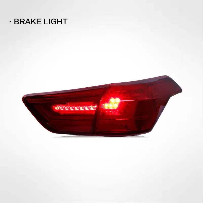 Car Tail Lamp for Hyundai Creta Ix25 2015 2016 2017 Full LED Taillights with Running Turn Signal Function Plug and play view 4
