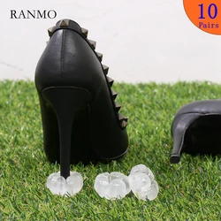 10 Pair Heel Stopper High Heel Protector High Heeler Stiletto Shoe Heel Saver Antislip Silicone For Bridal Outdoor Wedding Party