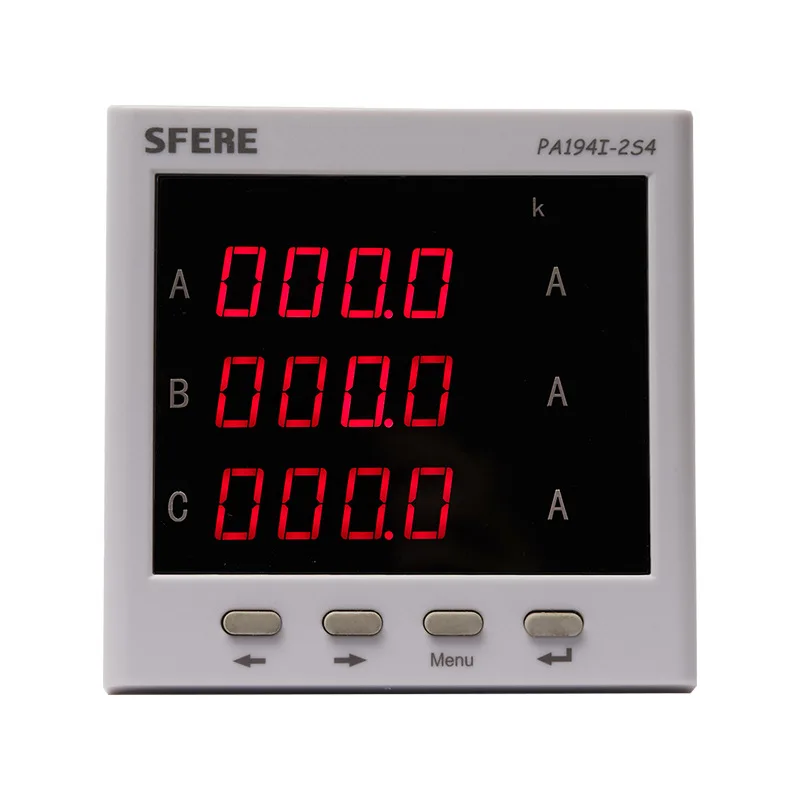 

PA194I-2S4 Three-phase AC Current Digital Display Meter with Three Digital Tubes