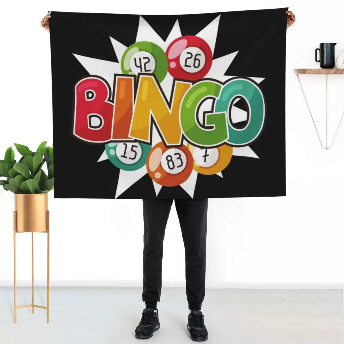 Best Play Bingo Throw Blanket Travel Giant Sofa decorative Heavy Blankets For Bed Plaid Blankets