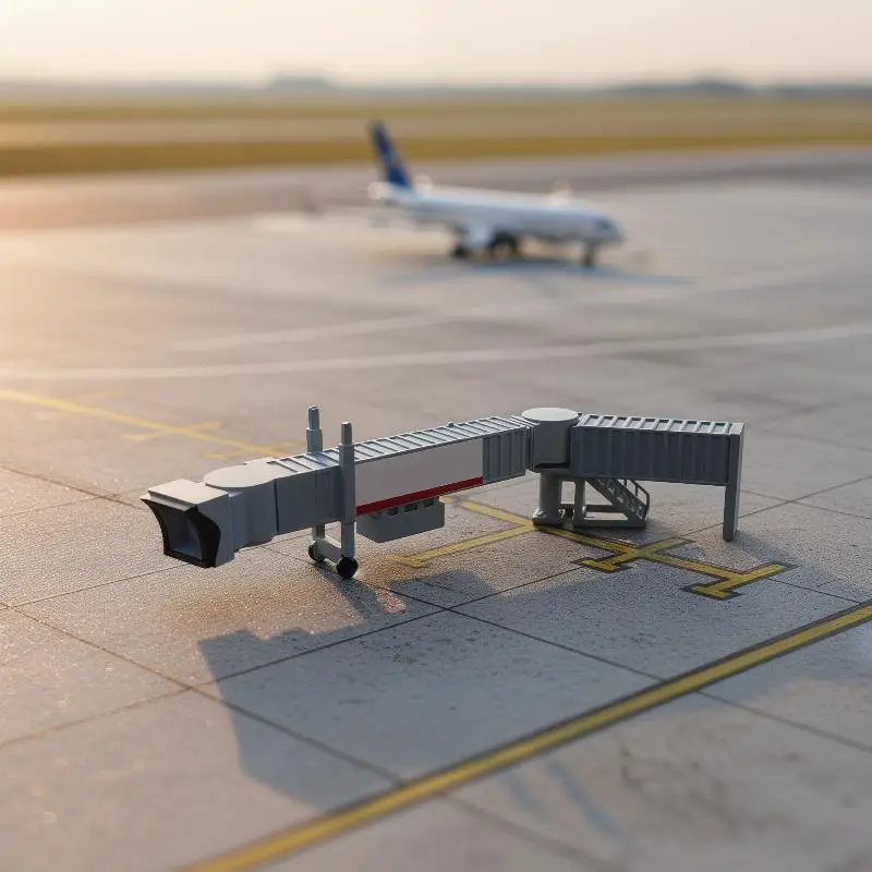 1Pcs 1:400 Airport Orridor Bridge Equipment Model for Enthusiasts and Hobbyists Collection
