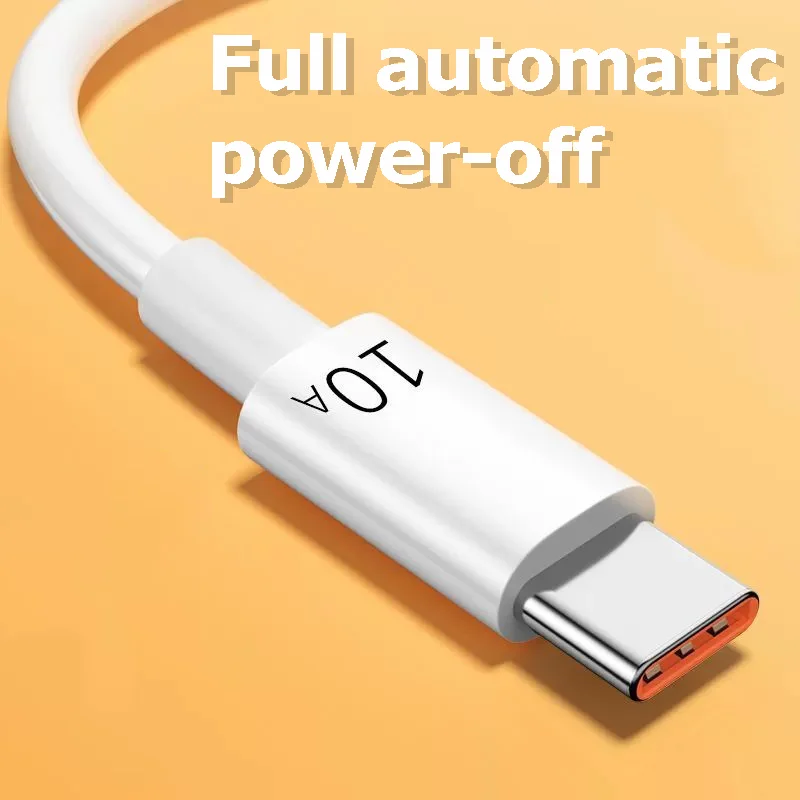 Cable Android 120W 10A USB a Type C de carga súper rápida para Huawei P40 Honor, cable de datos para Xiaomi Redmi 0.3/1M/1.5M/2M 4