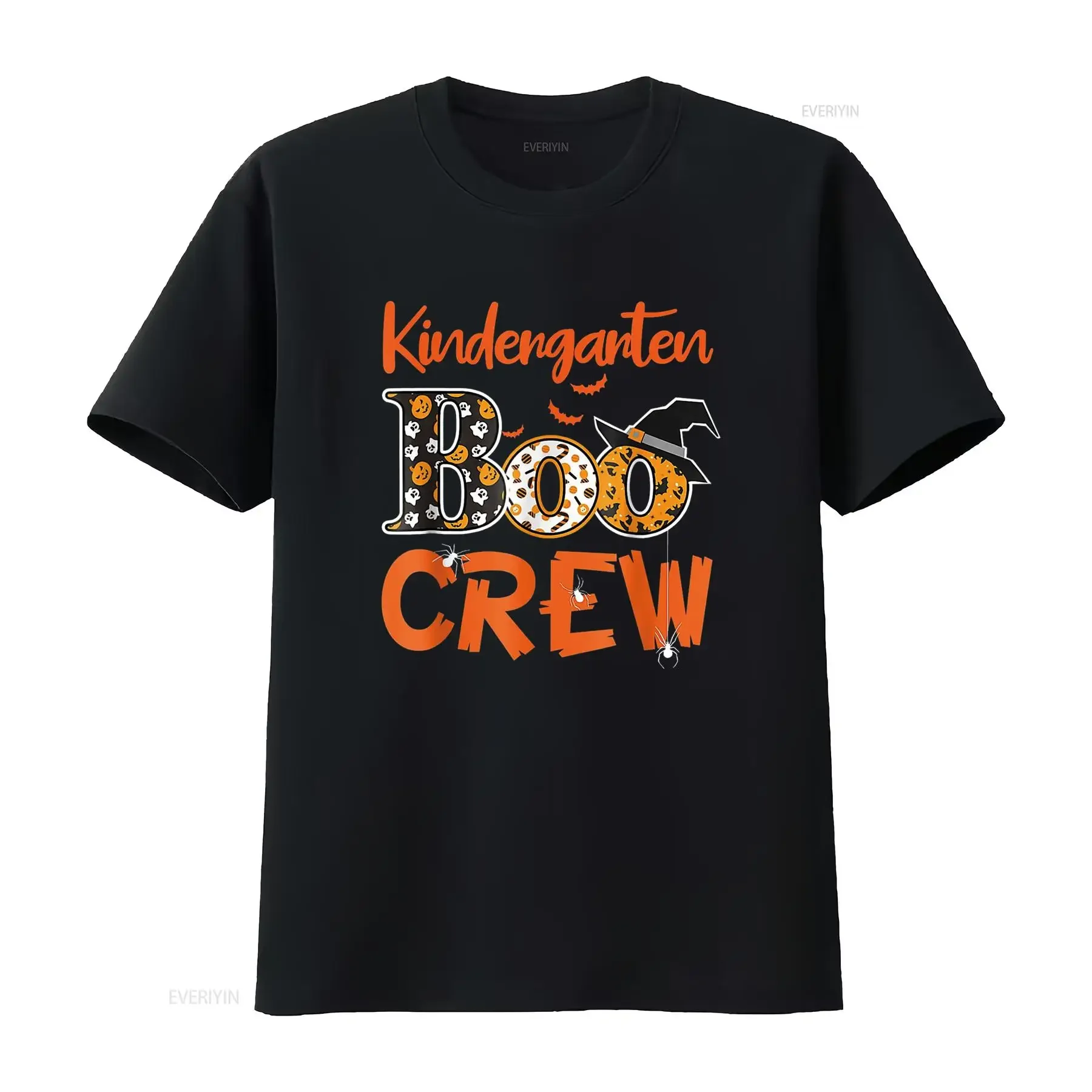 رياض الأطفال بو طاقم المعلمين الطلاب هالوين زي تي شيرت خمر غسلها للارتداء اليومي تنوعا عادية أنيقة #1