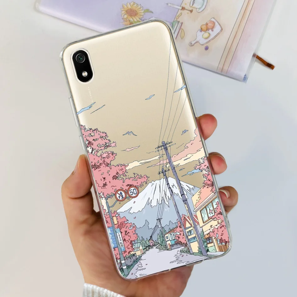 For Xiaomi Redmi 7 7A Case Silicone Soft Transparent TPU Protective Skin Back Cover For Xiomi Redmi 7A Funda Redmi7a Redmi7 Capa