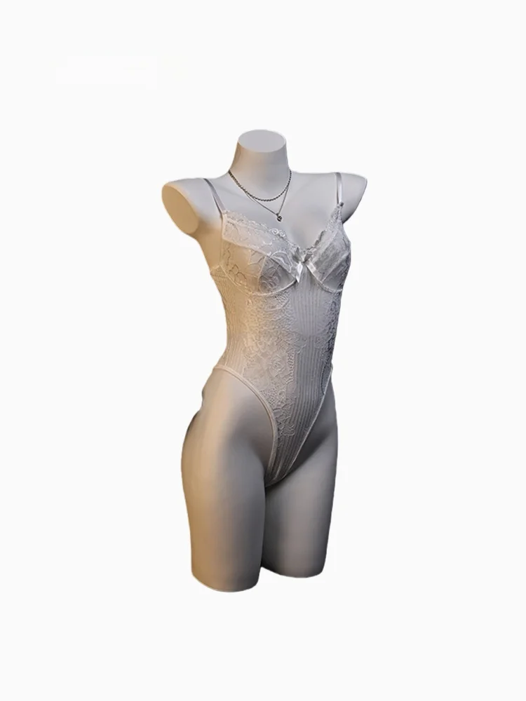 

Sexy Lace One-Piece Spwear Knot Underwear High Waist ort Pants Original Design Fulfills All Your Desires