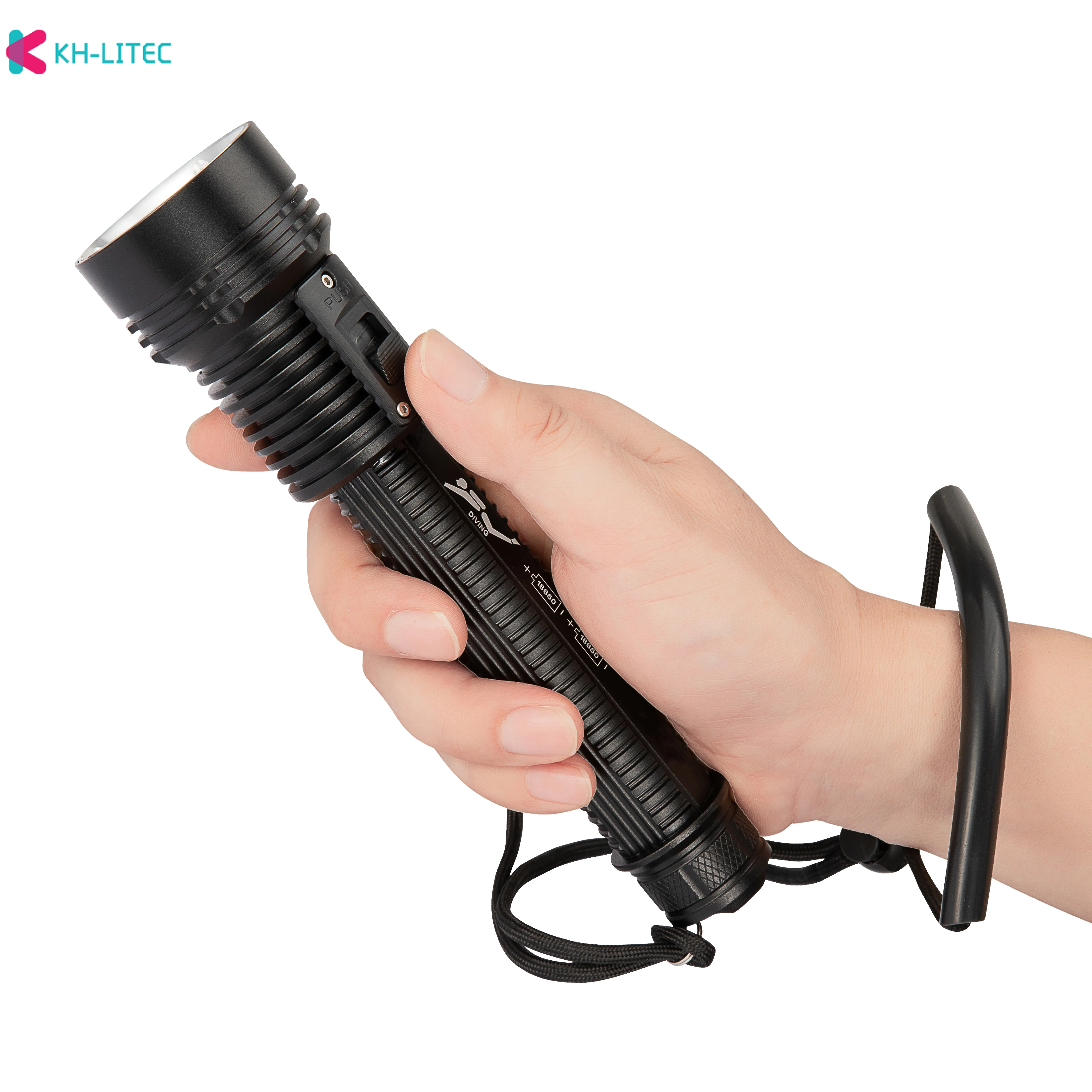 Powerful LED Diving Flashlight Super 6800LM XHP70 Professional Underwater Torch IP8 Waterproof rating Lamp Using 18650 Battery