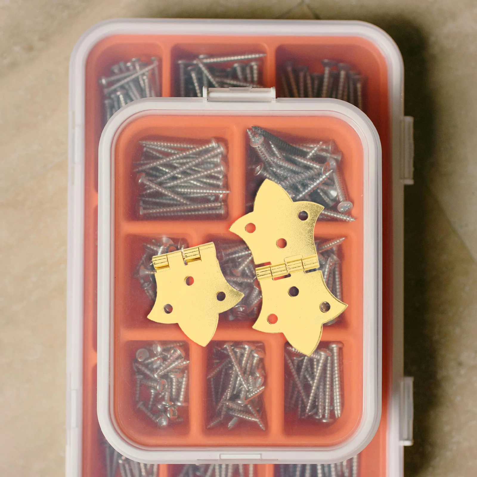 

10pcs Butterfly Hinges Gold Vintage Hardware For Jewelry Box Cabinet Decorative Wooden Case Small Hinges Craft Projects