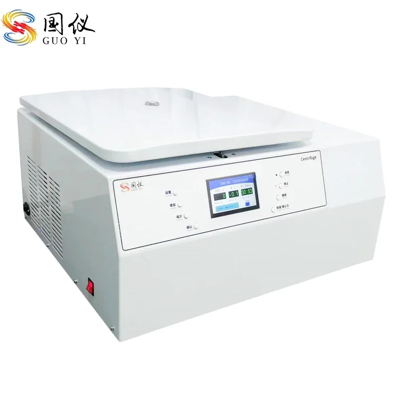 Bench top large capacity low speed 5000rpm 4x500ml LCD display lab refrigerated Centrifuge Machine cheap price for laboratory